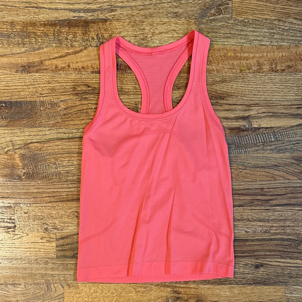 Lululemon Coral Racerback Tank Top
